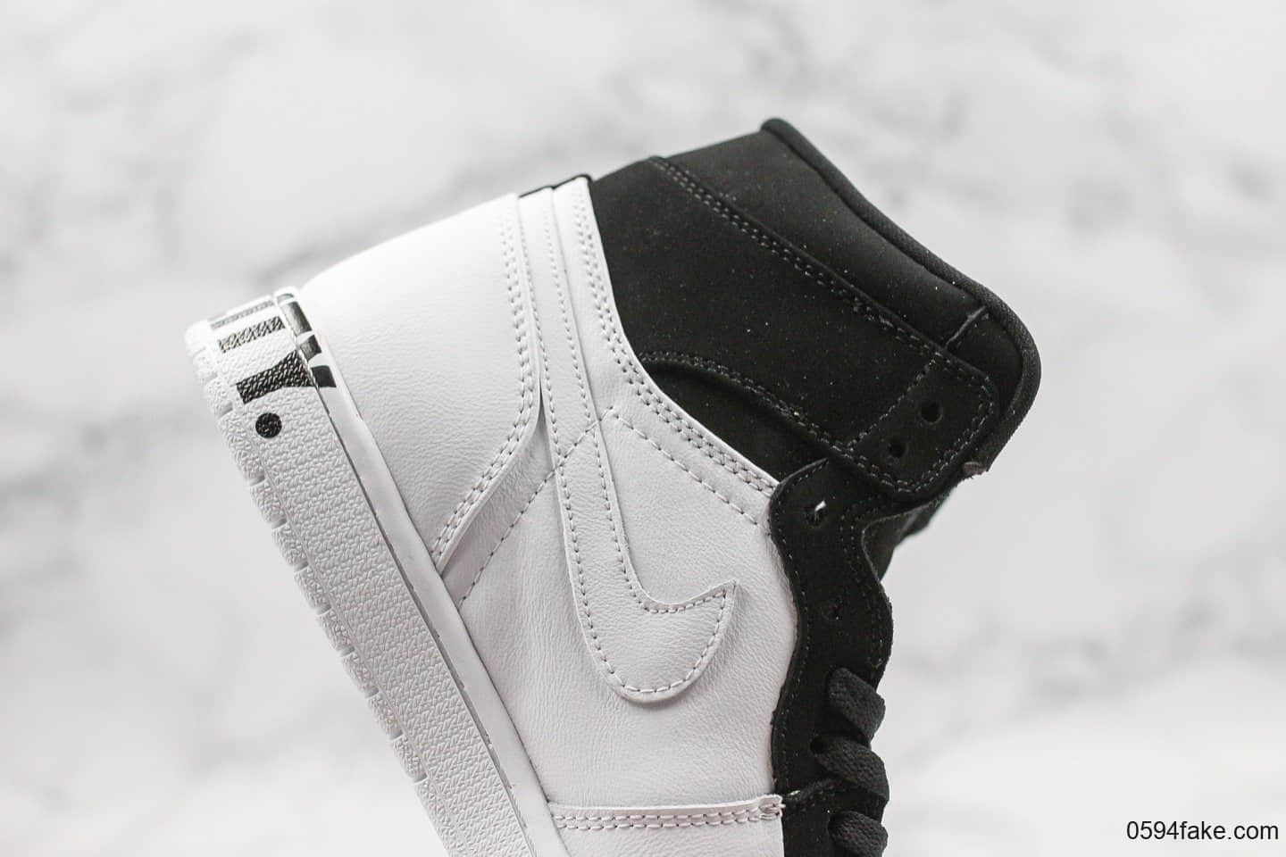 乔丹Air Jordan 1 Retro High Equality公司级版本黑人月AJ1熊猫配色原盒原标原档案数据开发 货号:AQ7474-001