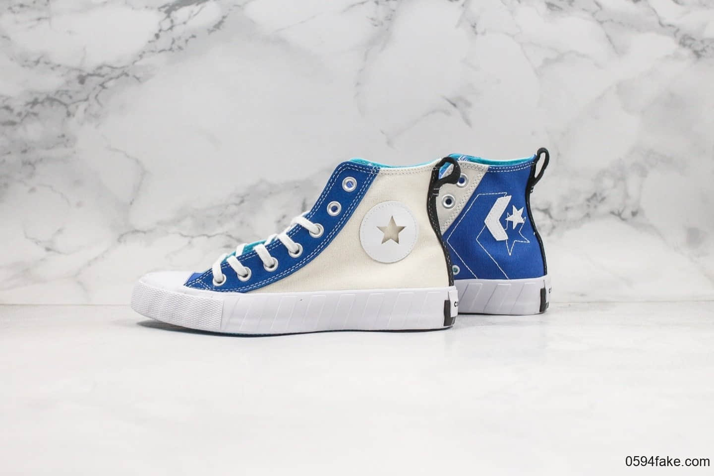 匡威Converse Chuck Taylor All Star High 1970 NOT A CHUCK公司级版本新款四色鸳鸯拼接正确PU硅蓝中底原盒原标 货号:167242C