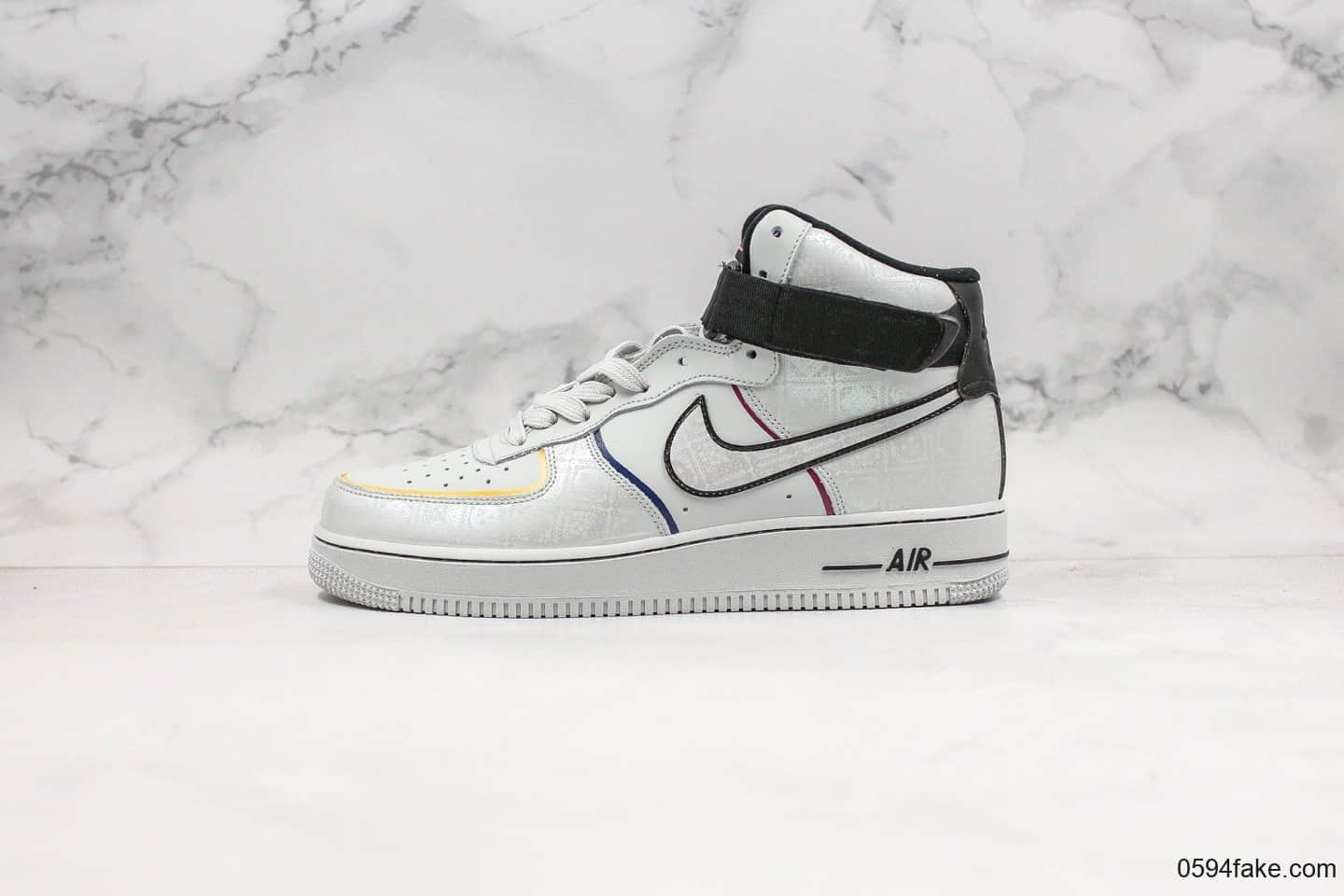 耐克Nike Air Force 1 ‘07 Day of the Dead公司级版本高帮空军一号致敬墨西哥传统节日亡灵节配色内置气垫独家实拍 货号:CT1138-100