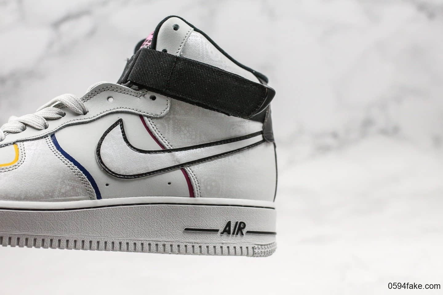 耐克Nike Air Force 1 ‘07 Day of the Dead公司级版本高帮空军一号致敬墨西哥传统节日亡灵节配色内置气垫独家实拍 货号:CT1138-100