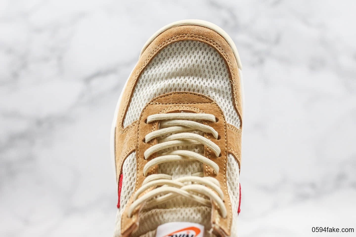 耐克Nike Craft Mars Yard 2.0 x Tom Sachs纯原版本艺术家联名权志龙同款宇航员神游2.0经典款复古做旧黄红勾原盒原标 货号:AA2261-100