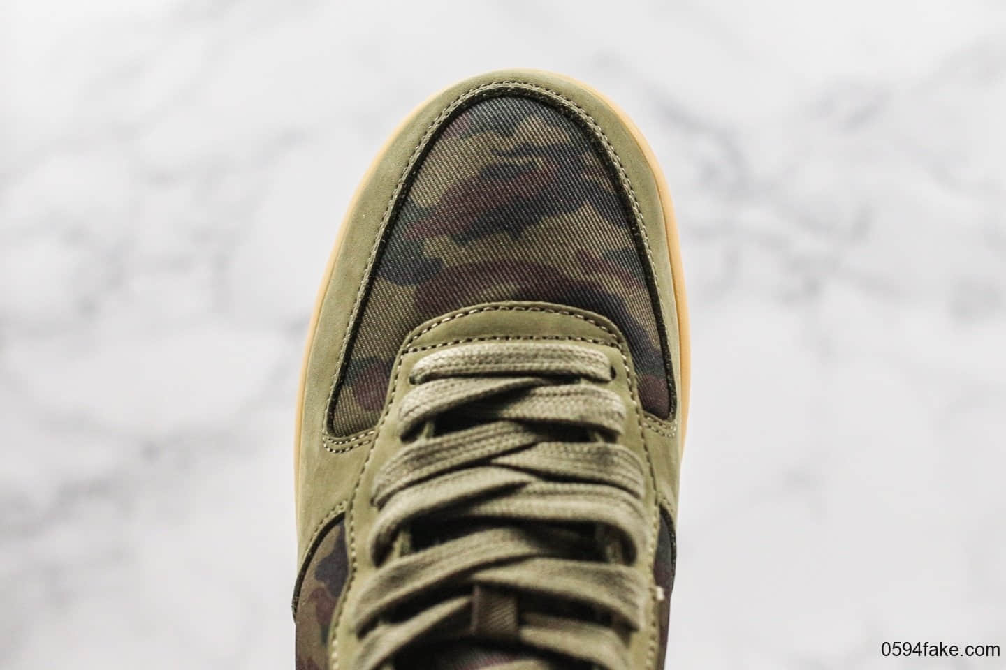耐克Nike Air Force 1 Jewel Mid纯原版本空军一号法国军事主题配色迷彩绿橄榄绿内置全掌蜂窝气垫原装麂皮防水面料 货号:AV2586-200