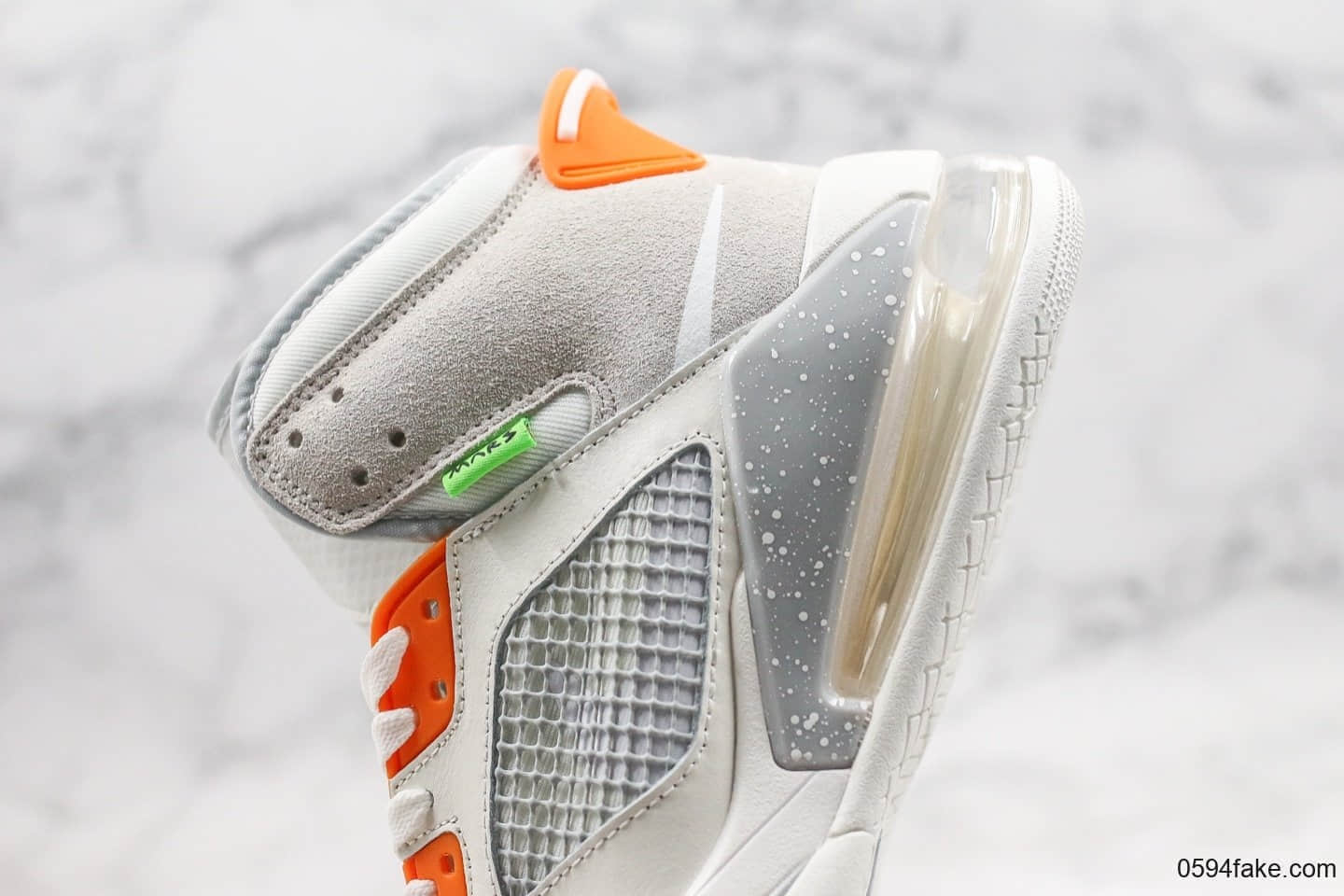 乔丹Air Jordan Mars 270 Vast Grey纯原版本气垫鞋联名款灰色麂皮配色内置Max气垫正确TPU组合鞋底原盒原标 货号:CT9132-001