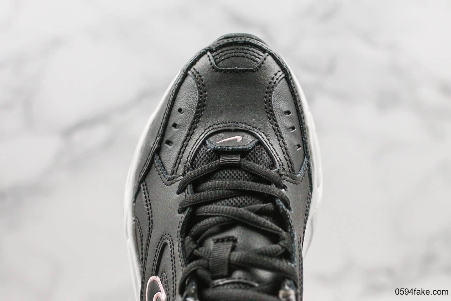 耐克Nike M2K Tekno纯原版本黑粉色复古m2k老爹鞋原盒原标原楦头原纸板打造 货号:AO3108-011