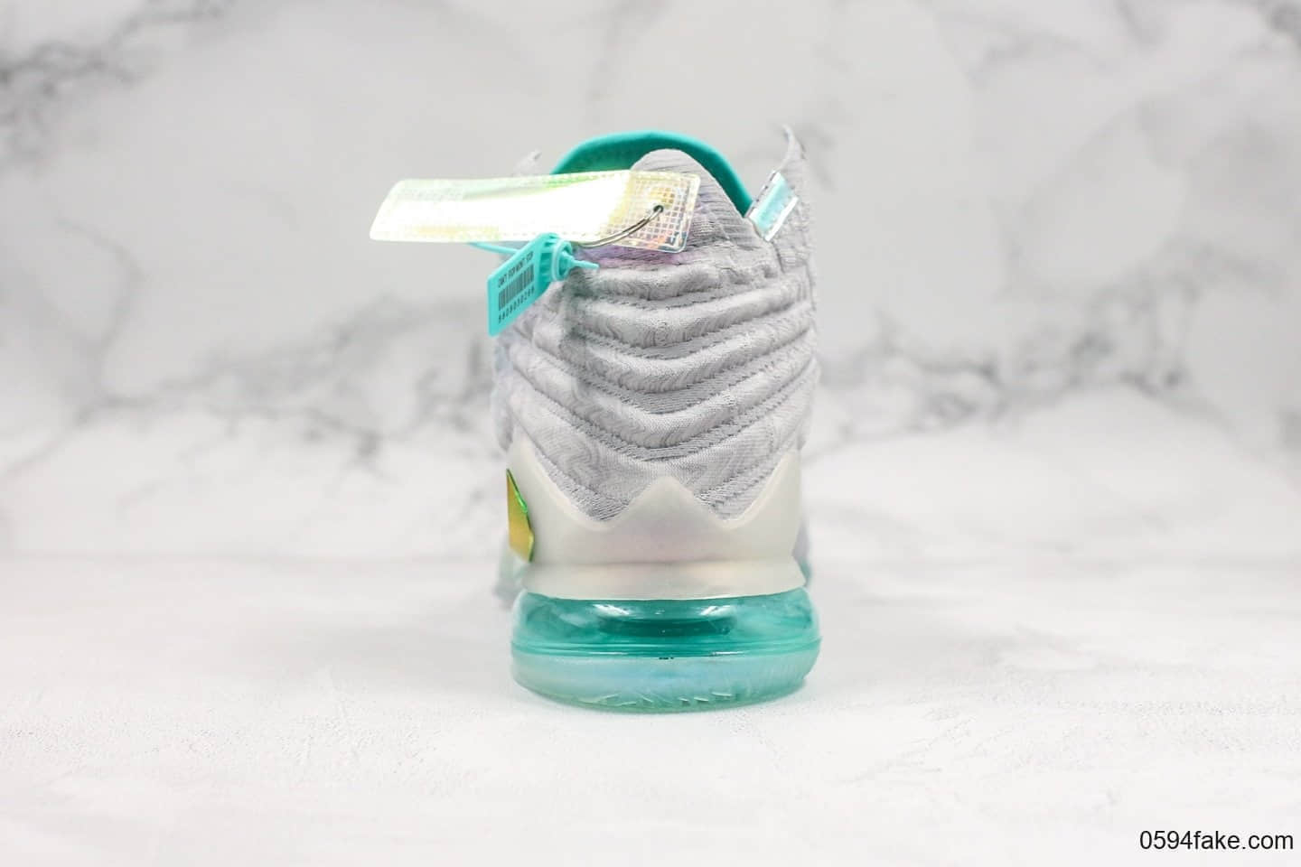 耐克Nike LeBron 17 Future Air纯原版本詹姆斯17代签名战靴篮球鞋白橘黄炫彩镭射高帮运动飞织实战篮球鞋原盒原标 货号:BQ3177-908