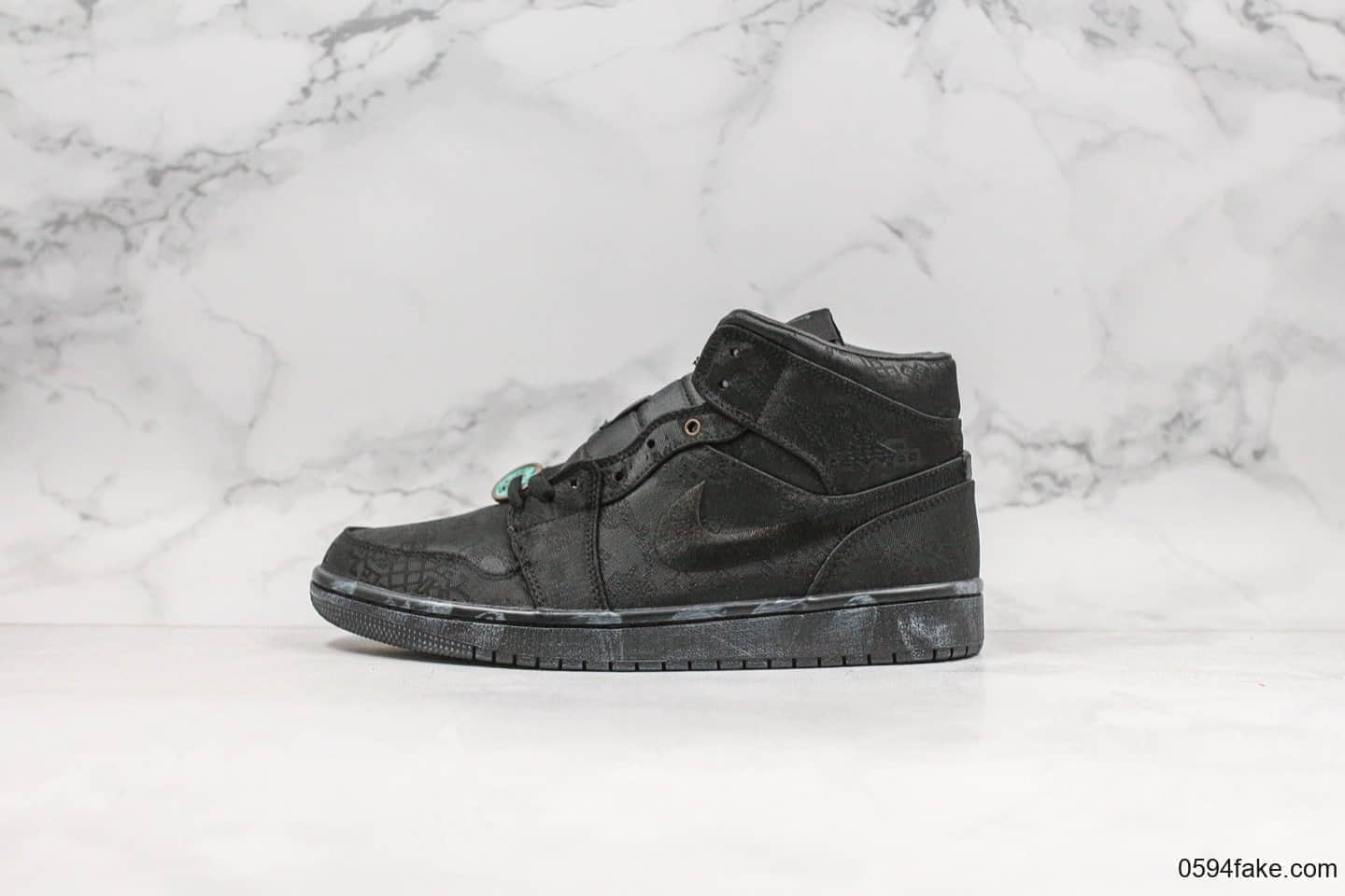 乔丹Air Jordan 1 Fearless x CLOT公司级版本陈冠希联名款AJ1铜钱黑丝绸原档数据开发原盒原标 货号:CU2804-300