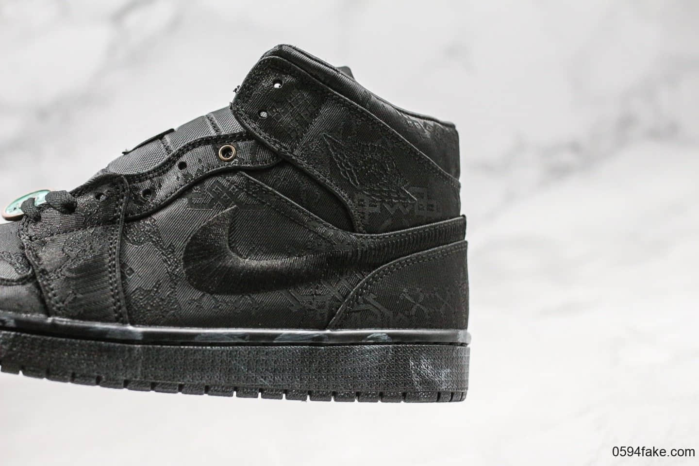 乔丹Air Jordan 1 Fearless x CLOT公司级版本陈冠希联名款AJ1铜钱黑丝绸原档数据开发原盒原标 货号:CU2804-300