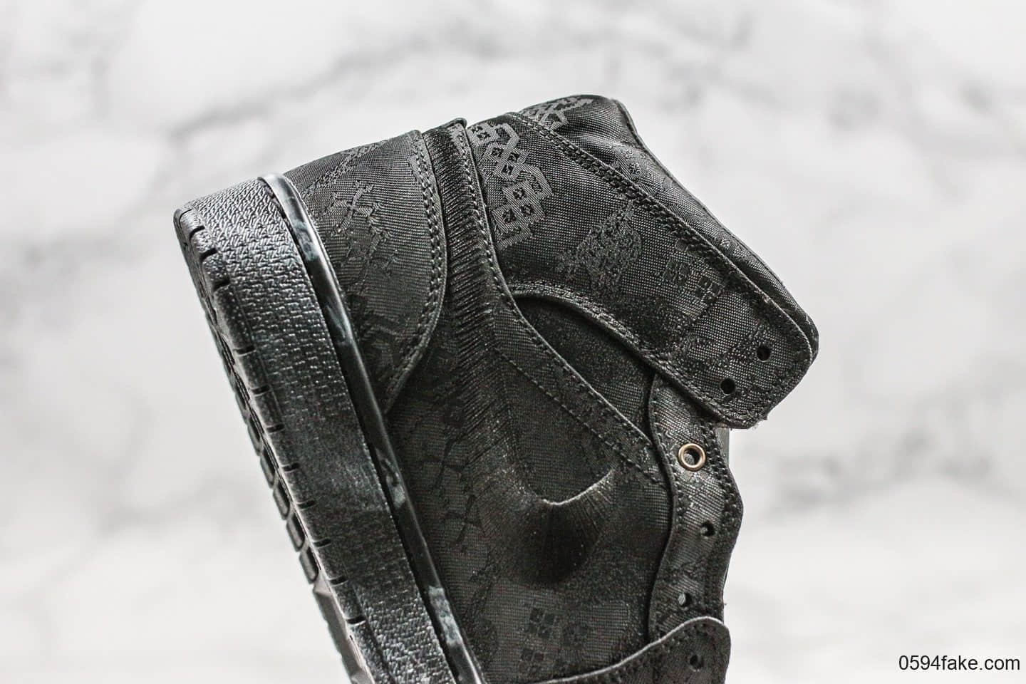 乔丹Air Jordan 1 Fearless x CLOT公司级版本陈冠希联名款AJ1铜钱黑丝绸原档数据开发原盒原标 货号:CU2804-300