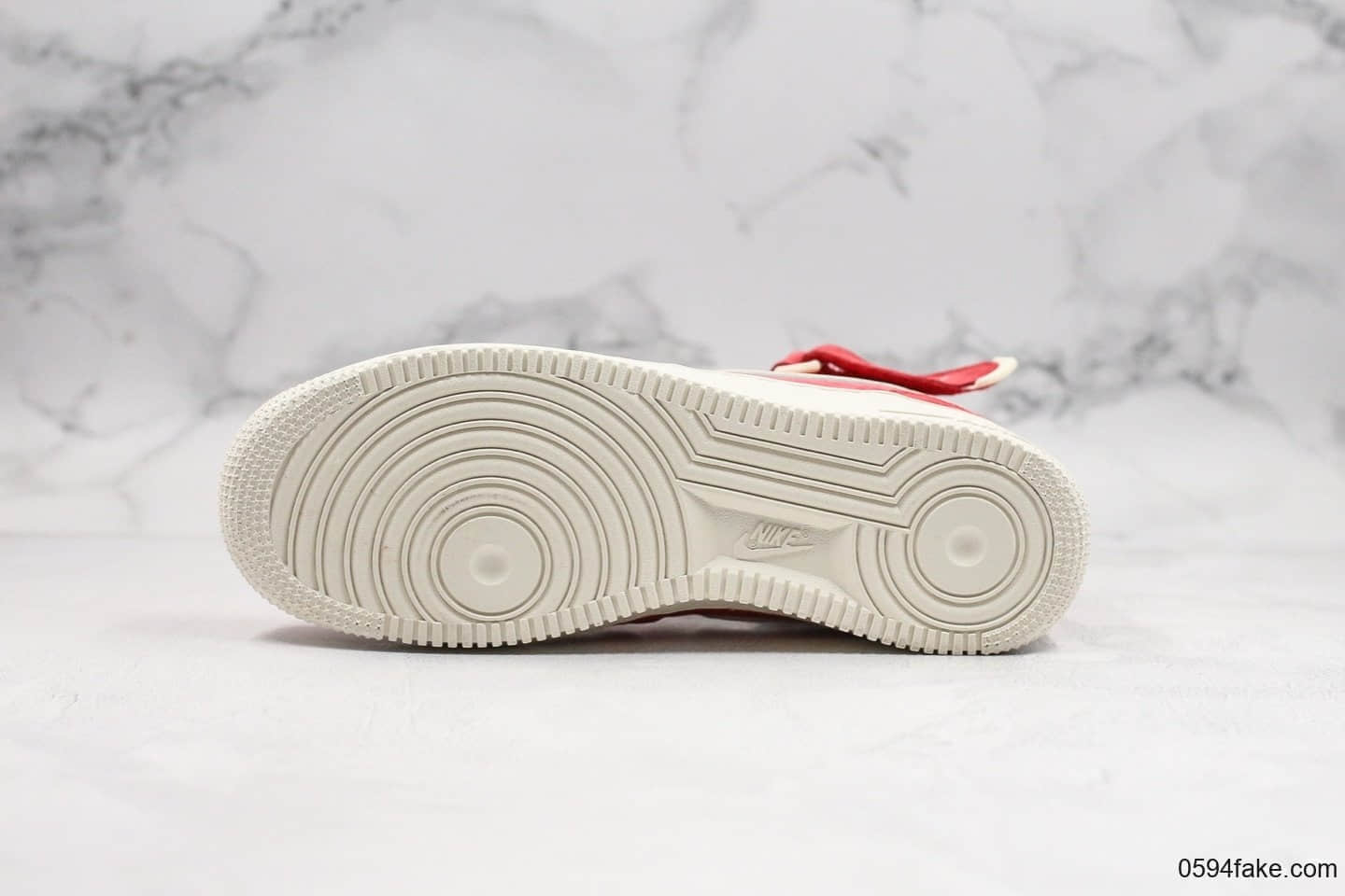 耐克Nike Air Force 1 Mid 07纯原版本中帮空军一号红色3M反光内置气垫原档案数据开发 货号：AA1118-008