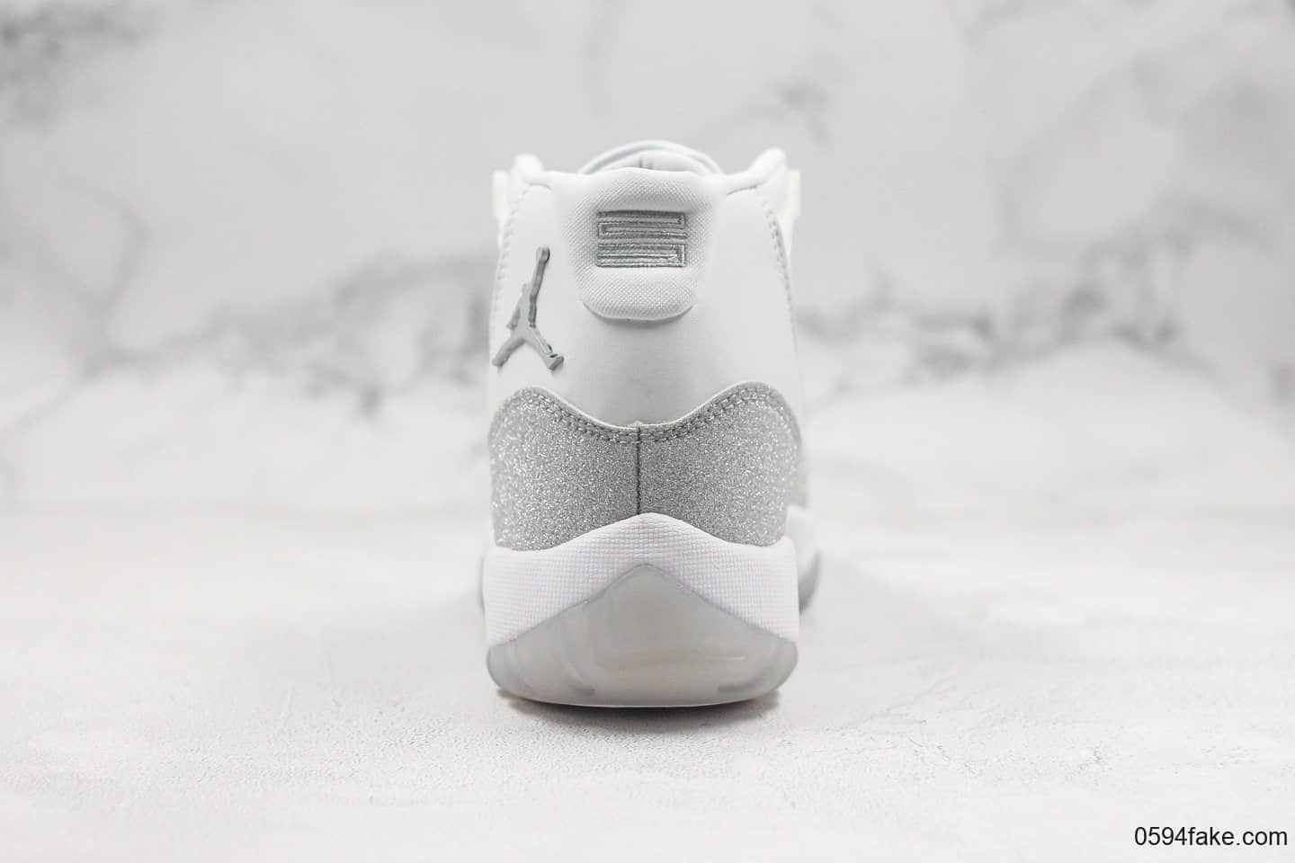 乔丹Air Jordan 11 WMNS Metallic Silver纯原版本施华洛世奇满天星配色AJ11内置碳板原档案数据开发实战篮球鞋 货号：AR0715-100