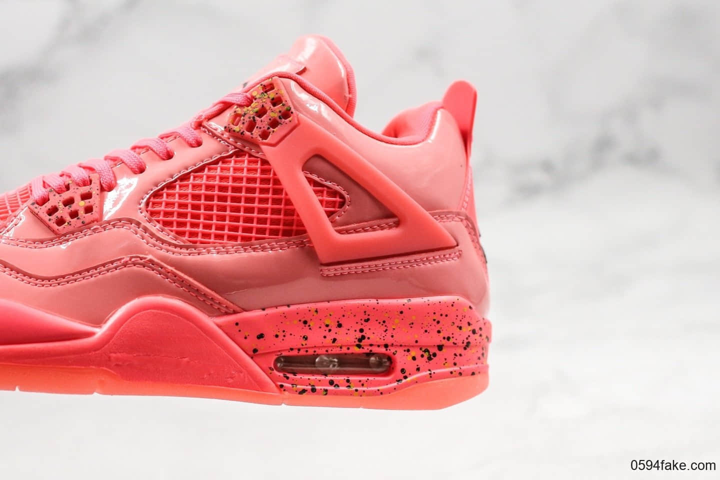 乔丹Air Jordan 4 Retro NRG纯原版本粉红糖果AJ4漆皮镜面篮球鞋原鞋开模一比一打造进口皮料 货号:AQ9128-600