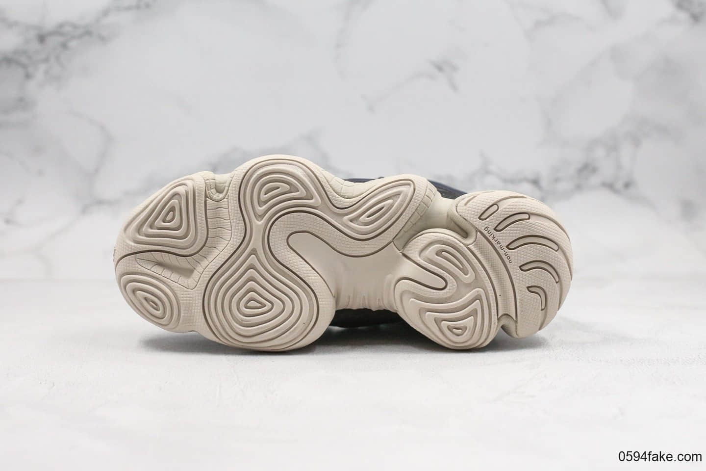阿迪达斯Adidas Yeezy 500 HIGH「Slate」纯原版本椰子500高帮黑曜石配色原盒原标纤维面料打造 货号:FW4968
