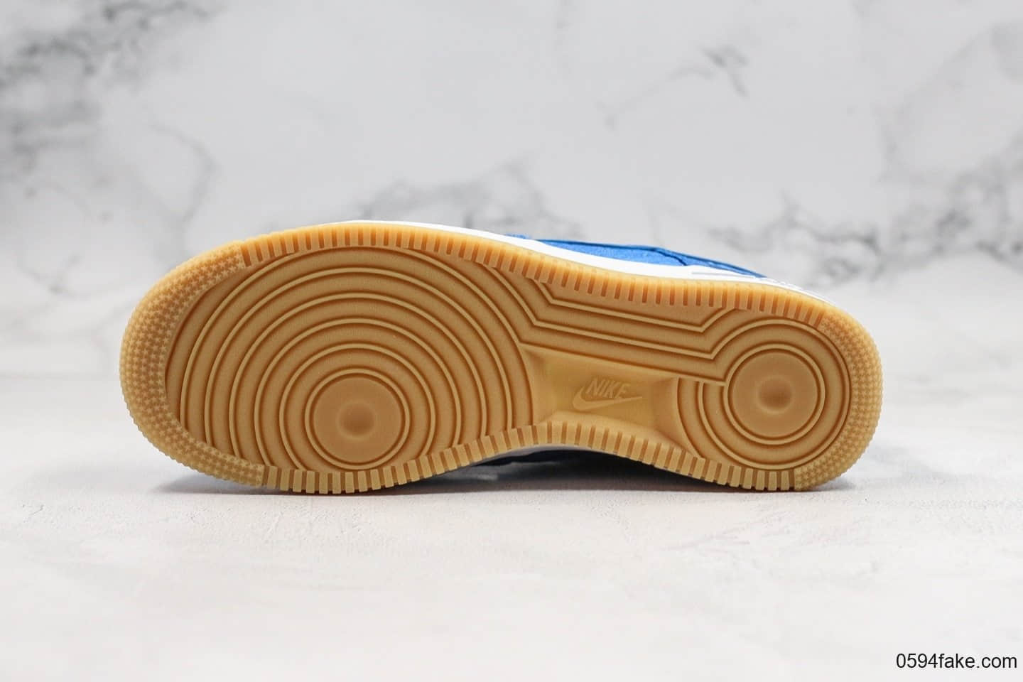 耐克Nike Air Force 1 GPX Premium Game Black x Fragment Design xCLOT纯原版本陈冠希联名款蓝丝绸三方联名款内置ZOOM气垫丝绸面料 货号:CJ5290-400