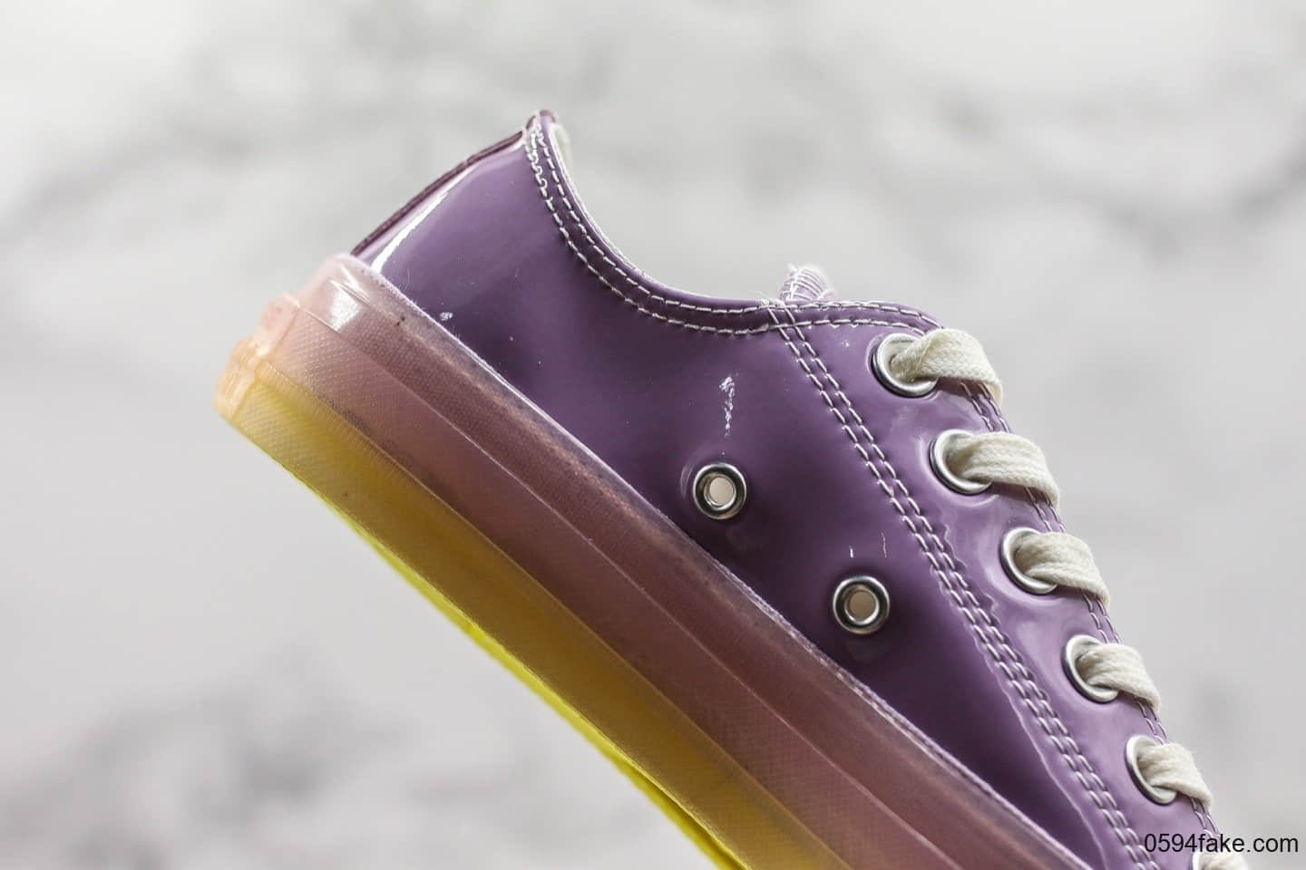 匡威Converse Chuck Taylor All Star Candy Coated HI水晶果冻系列马卡龙紫色真标经典冷硫技术