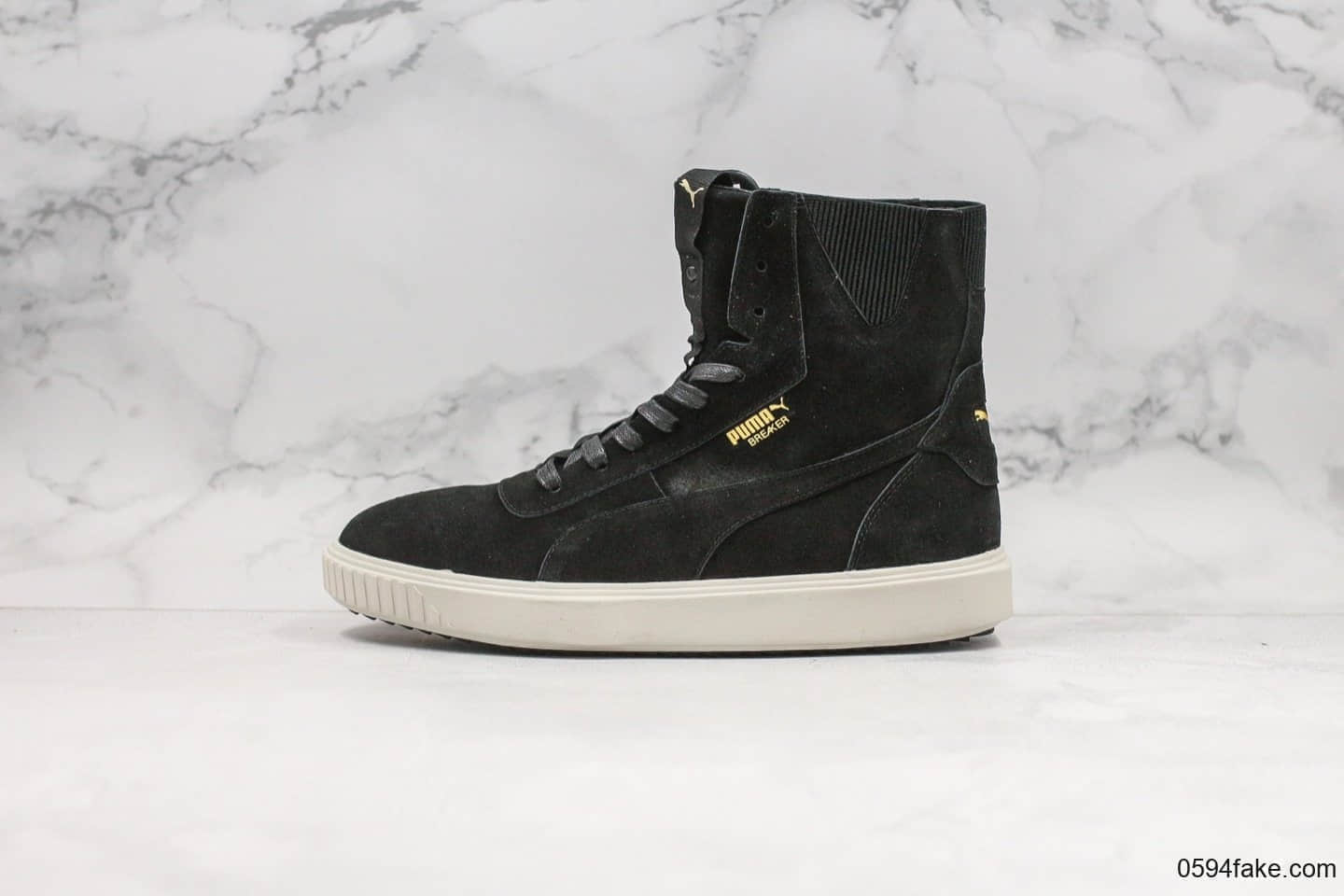 彪马PUMA BREAKER HI纯原版本明星同款高帮休闲鞋刘昊然上脚秋冬新款高帮休闲鞋