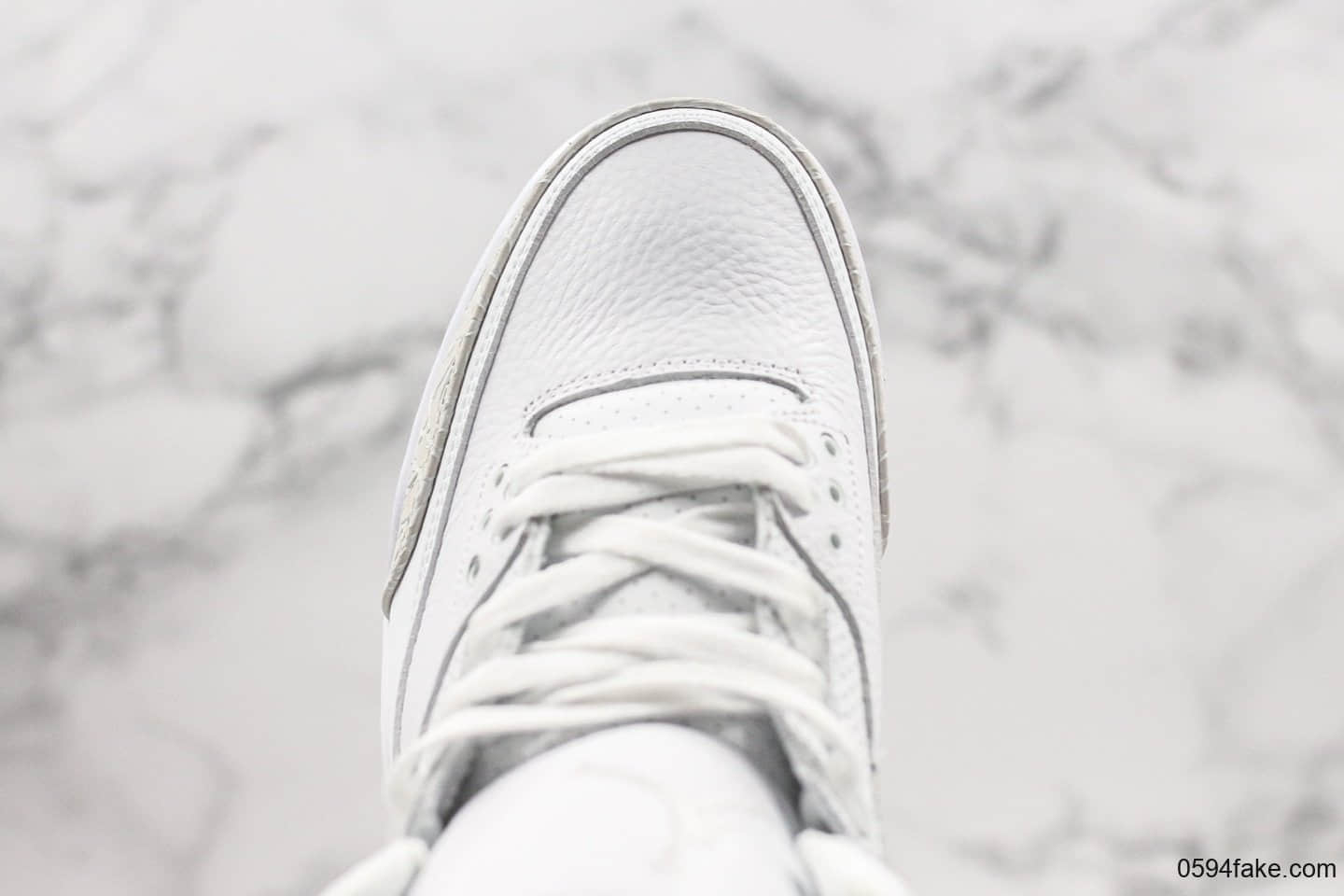 乔丹Air jordan 3 Tanker纯原版本爆裂纯白AJ3内置气垫原装TPU纤维板 货号:136064-111