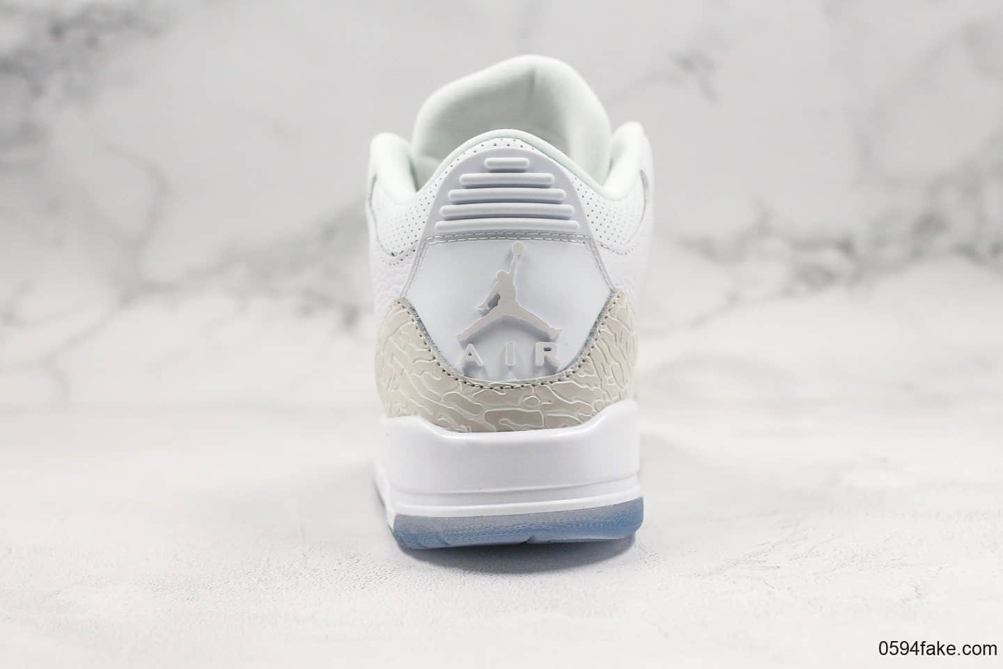 乔丹Air jordan 3 Tanker纯原版本爆裂纯白AJ3内置气垫原装TPU纤维板 货号:136064-111
