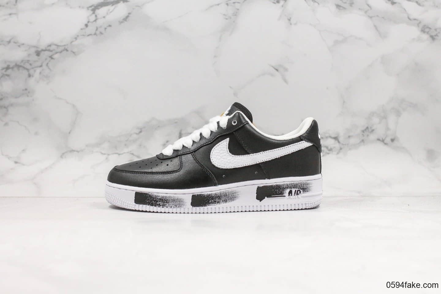 耐克PEACEMINUSONE X Nike AirForce 1 PMO Para-Noise纯原版本权志龙联名款低帮空军一号小雏菊刮刮乐原鞋开模原盒原配件 货号:AQ3692-001