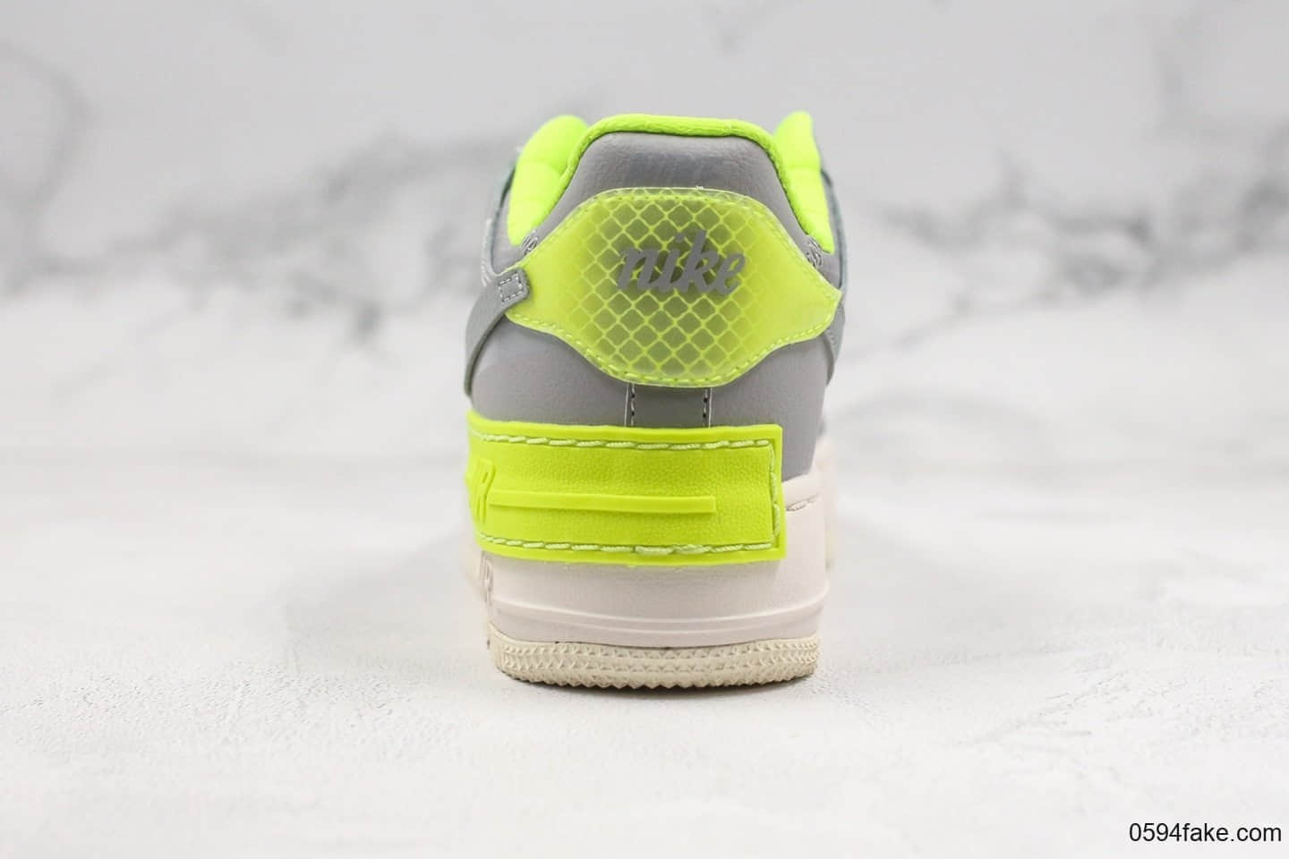 耐克Nike AF1 Shadow纯原版本空军一号马卡龙影子灰绿色内置气垫原装大底头层小牛皮加持 货号:CQ3317-002