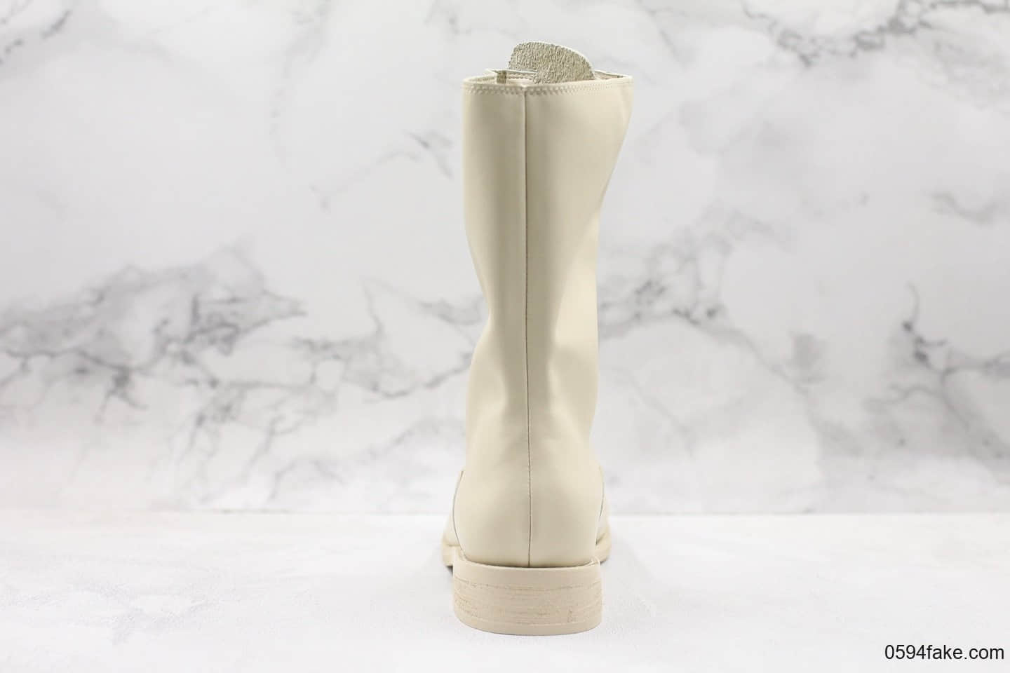 吉迪Guidi front zip calf-length boot 310纯原版本中筒马丁靴米白原档案数据开发原鞋开模一比一打造 货号:A699-11518118