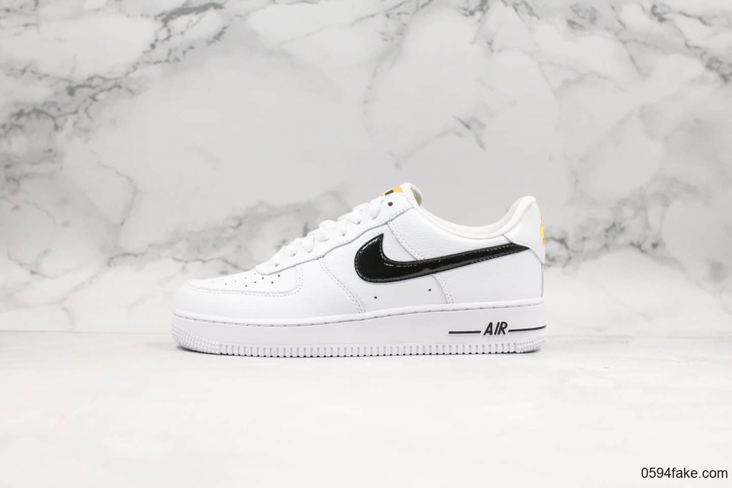 耐克Nike Air Force 1 Low 07纯原版本低帮空军一号黑白漆皮勾原盒原标内置气垫 货号:CI3446-100