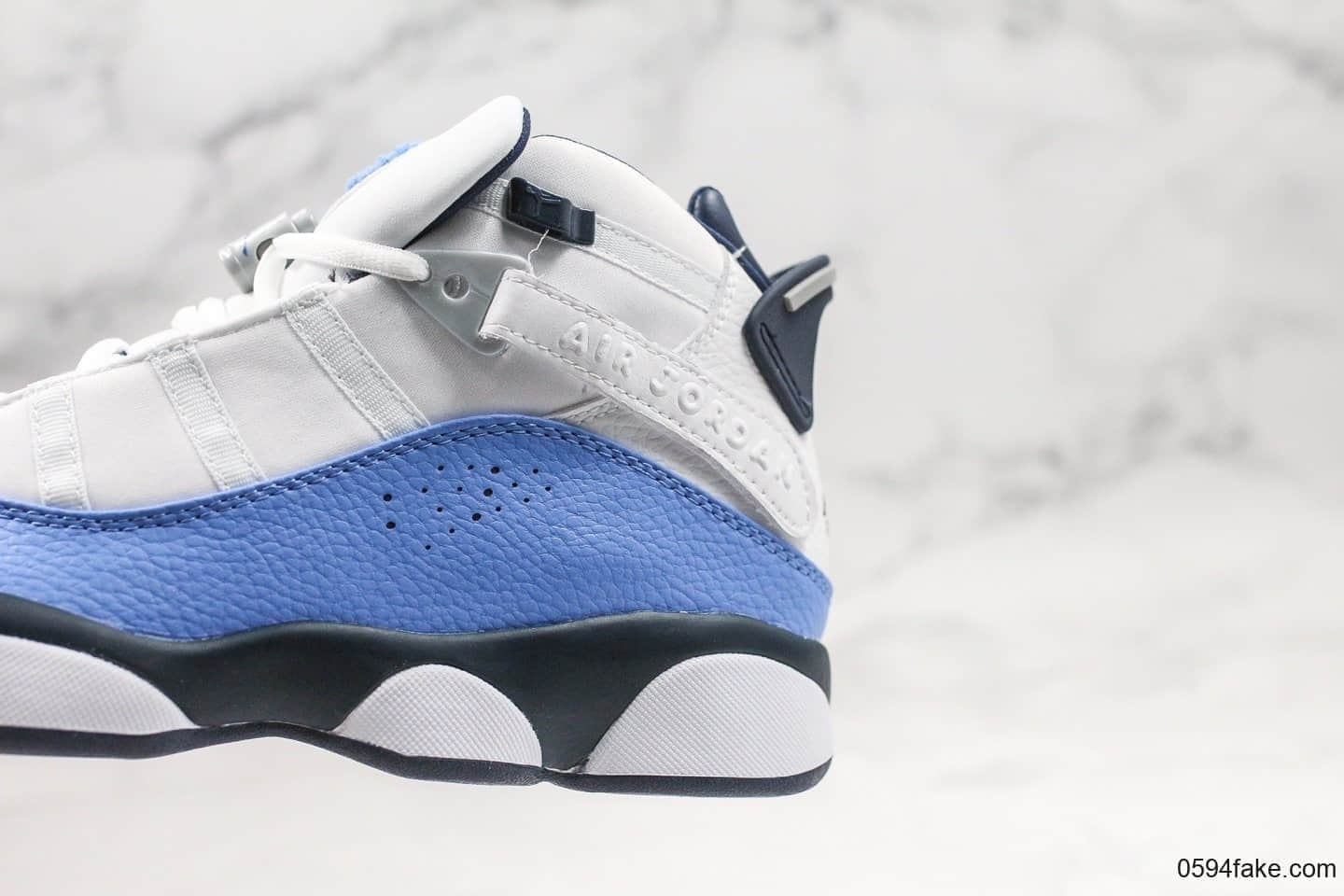 乔丹Air Jordan 6 RIngs纯原版本北卡蓝AJ6叮当猫内置碳纤维中底原装真猫眼 货号:323399-115