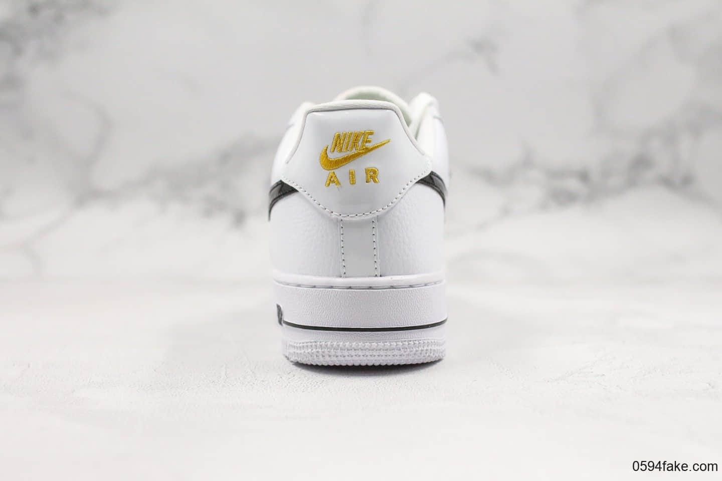 耐克Nike Air Force 1 Low 07纯原版本低帮空军一号黑白漆皮勾原盒原标内置气垫 货号:CI3446-100