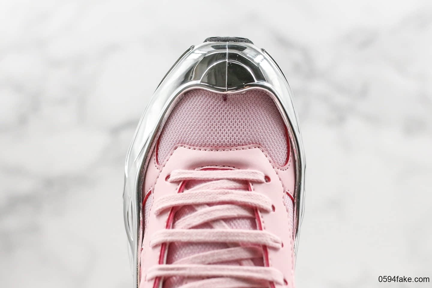 阿迪达斯RAF SIMONS x ADIDAS OZWEEGO 2 SNEAKERS纯原版本奶泡老爹鞋白粉黑银原鞋开模一比一打造原楦头原纸板原档案数据开发 货号:EE7945