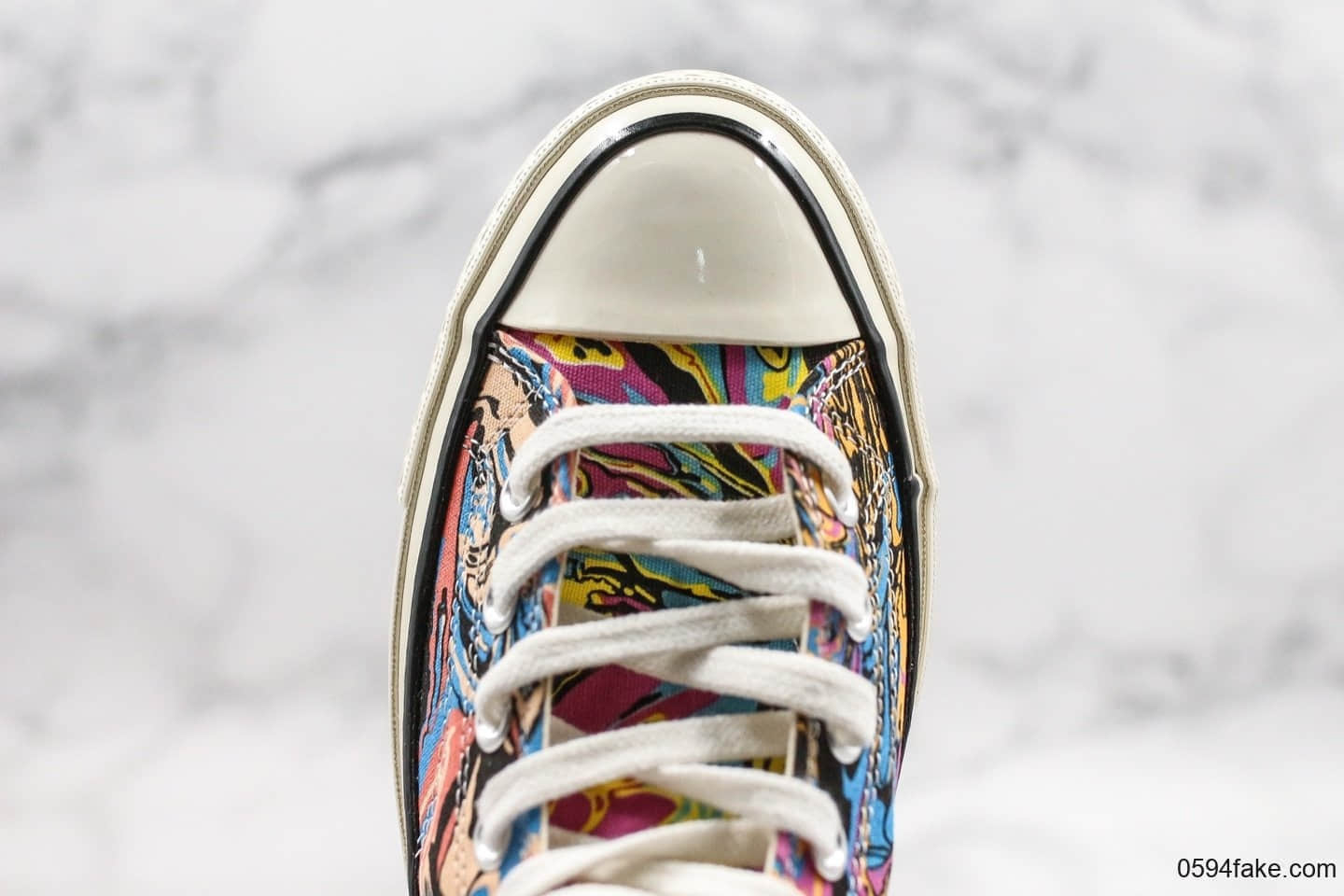 匡威Converse Chuck 1970S公司级版本高帮彩绘涂鸦周年款原盒原标双围条硫化蓝底 货号:162050C