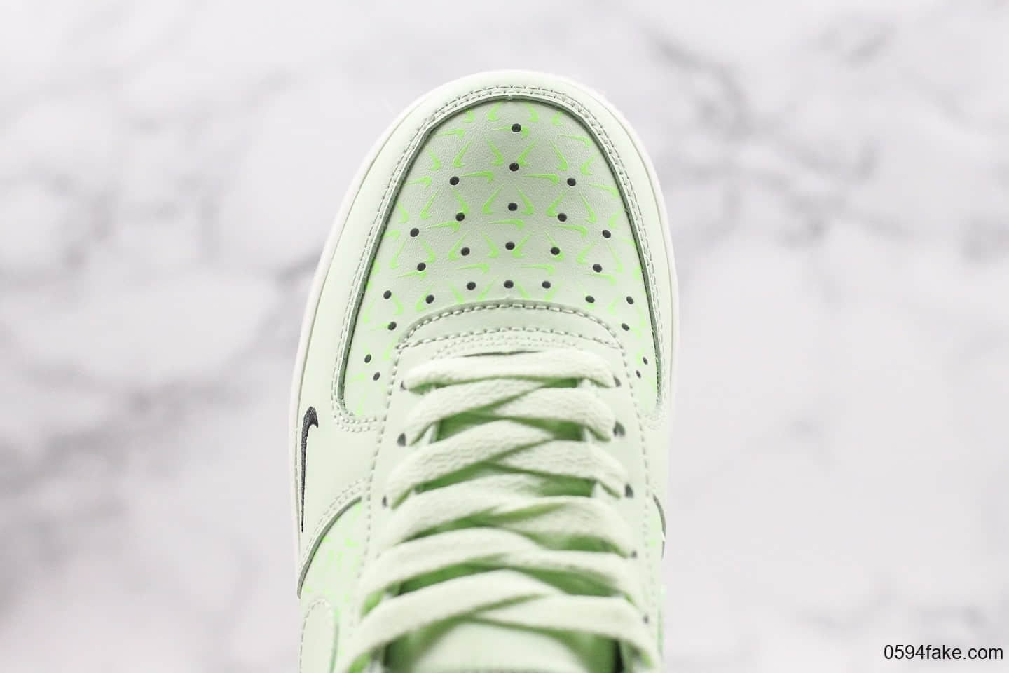 耐克Nike Air Force 1 Low Just Do It纯原版本低帮空军一号牛油果绿内置气垫原档案数据开发 货号:CT2541-700