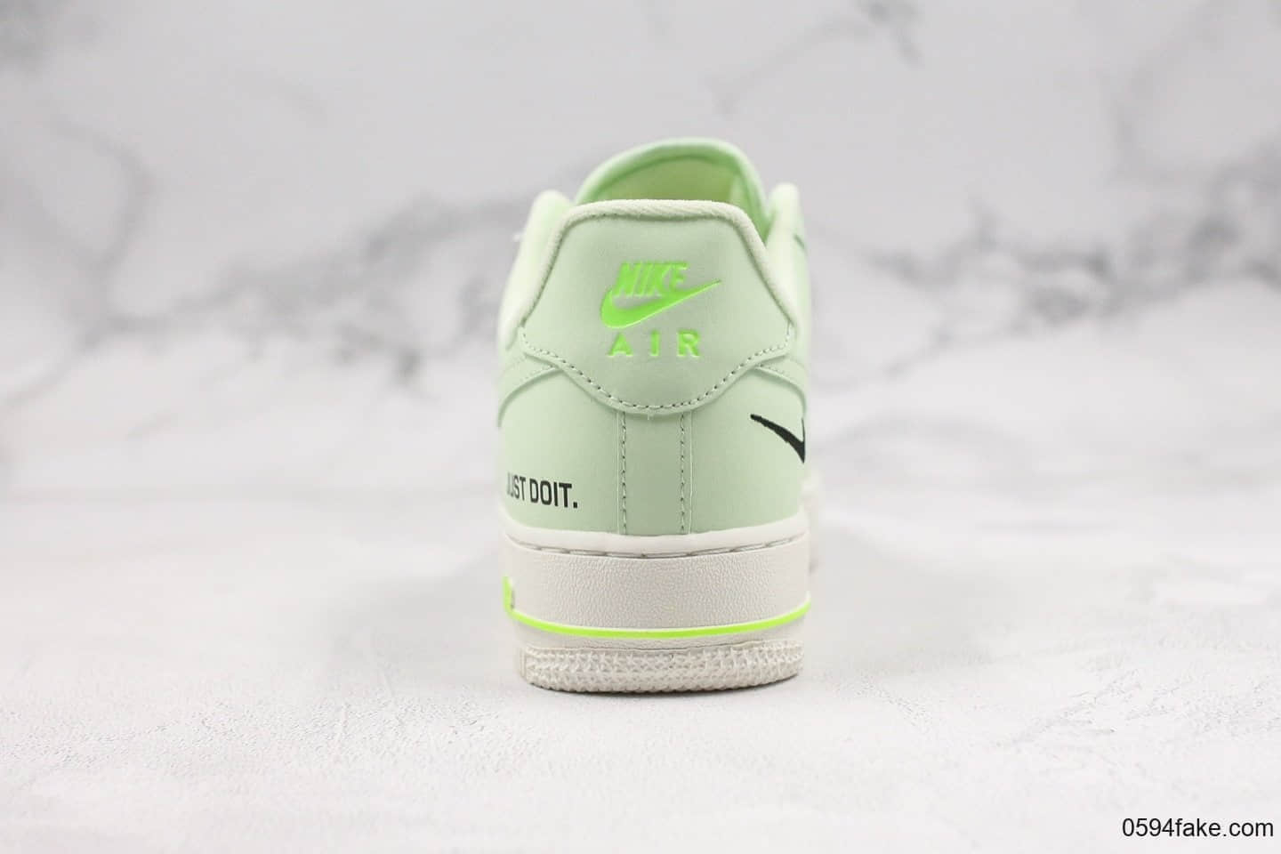 耐克Nike Air Force 1 Low Just Do It纯原版本低帮空军一号牛油果绿内置气垫原档案数据开发 货号:CT2541-700
