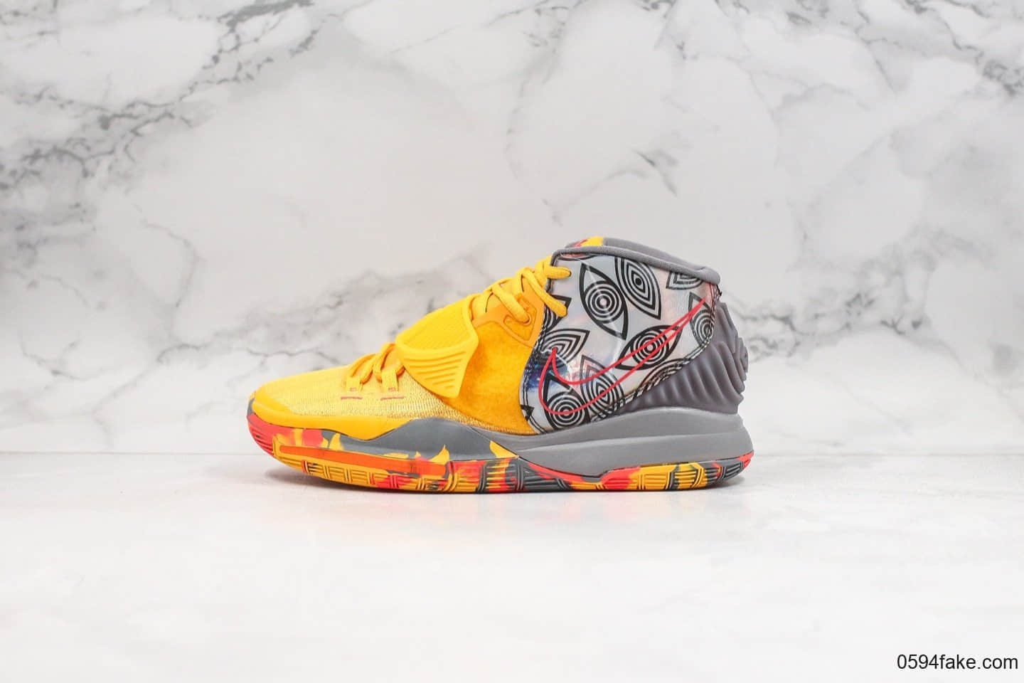 耐克Nike Kyrie 6 Pre-Heat Beijing纯原版本欧文6北京城市限定配色内置气垫原数据开发支持实战 货号：CQ7634-701