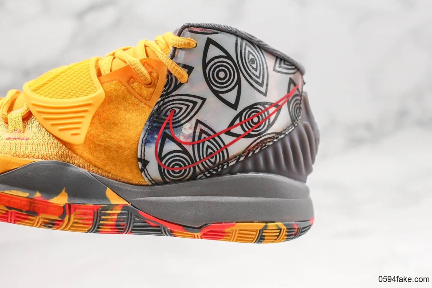 耐克Nike Kyrie 6 Pre-Heat Beijing纯原版本欧文6北京城市限定配色内置气垫原数据开发支持实战 货号：CQ7634-701