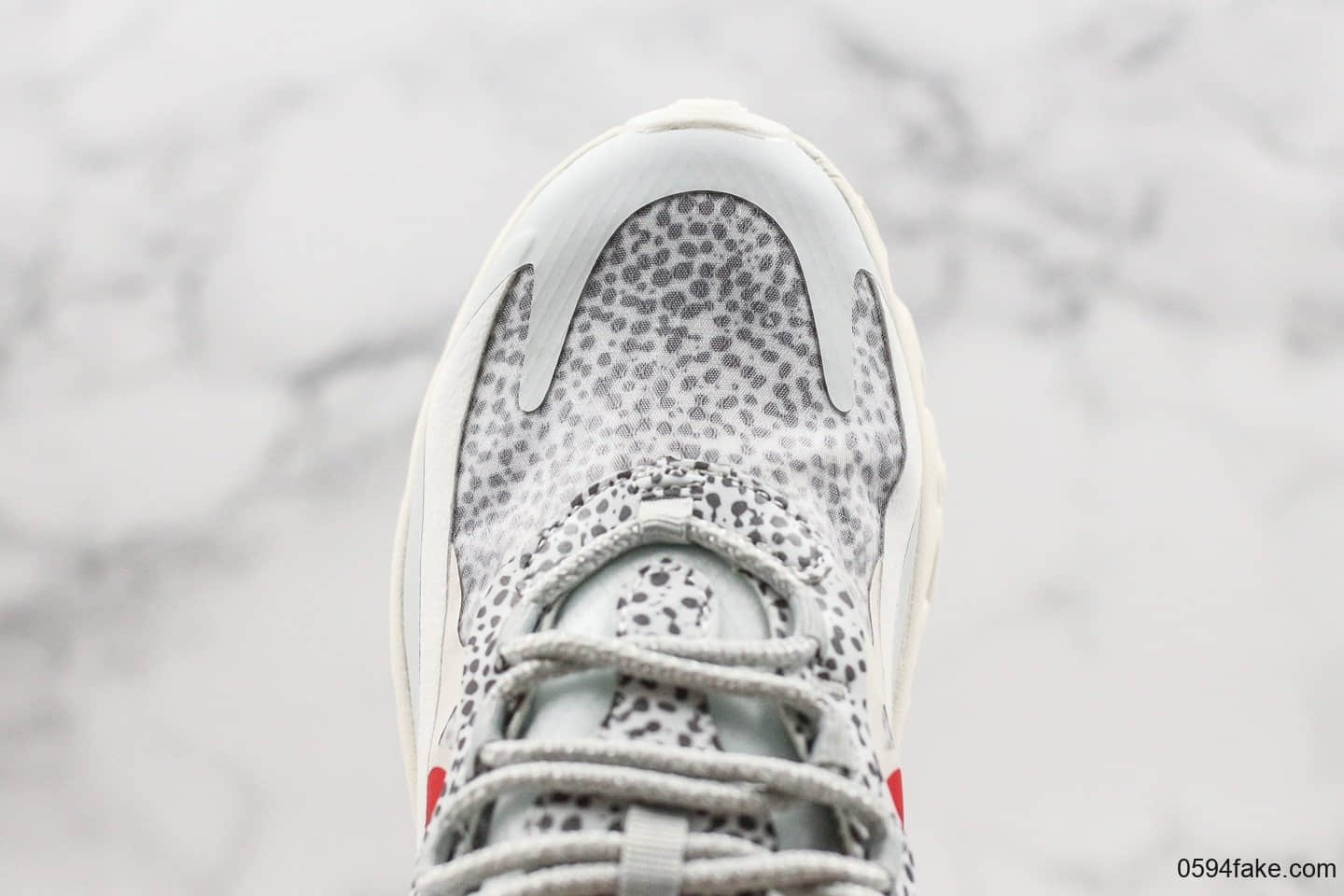 耐克Nike AIR MAX 270 SE纯原版本混合科技后半掌气垫跑鞋斑马豹纹白红色内置可视真小潘气垫 货号:CT2535-001