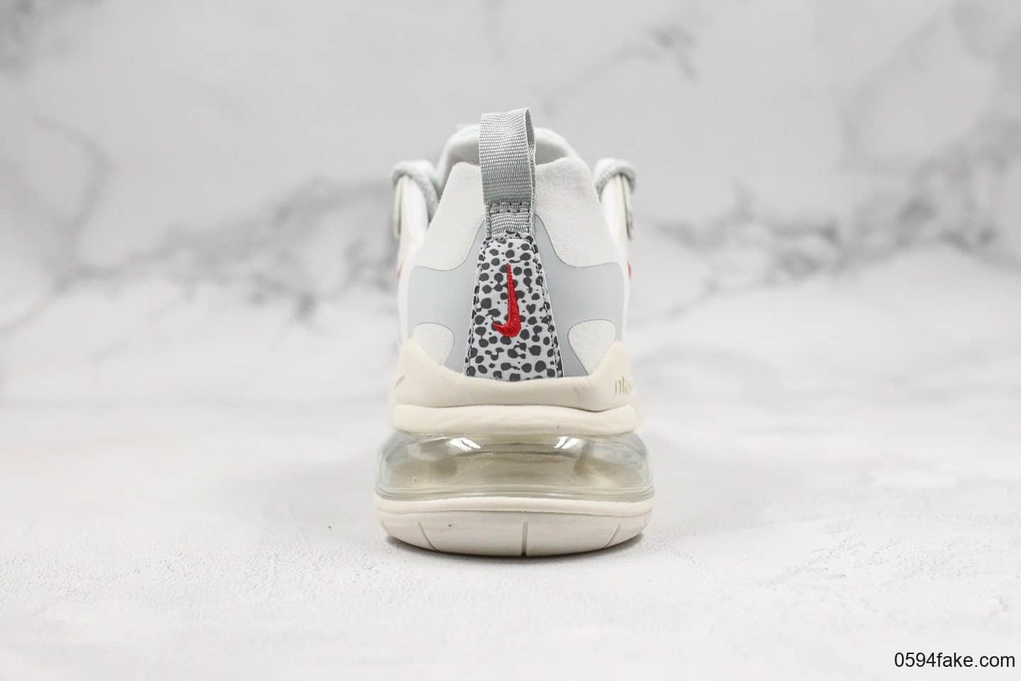 耐克Nike AIR MAX 270 SE纯原版本混合科技后半掌气垫跑鞋斑马豹纹白红色内置可视真小潘气垫 货号:CT2535-001