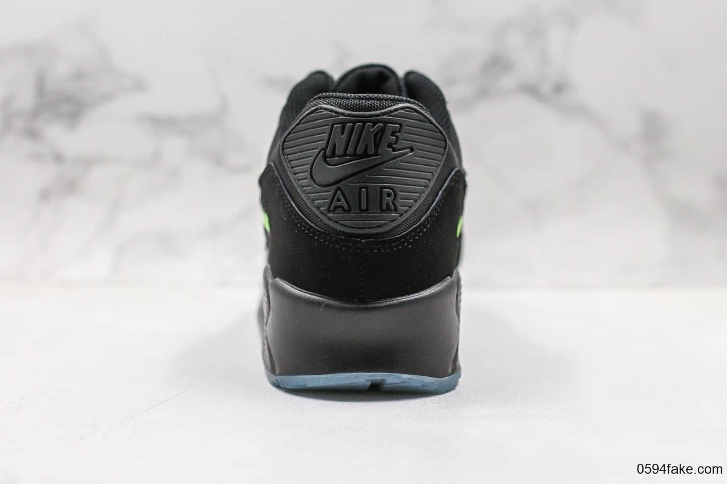 耐克Nike Wmns Air Max 90 SE Day teal tint纯原版本复古Max90气垫鞋黑绿配色内置可视气垫原档案数据开发 货号:AQ6101-001