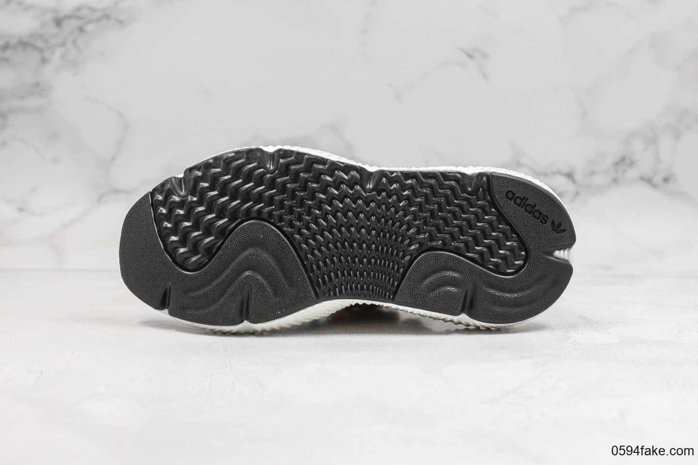 阿迪达斯Adidas Originals Prophere纯原版本恐惧鲨鱼棕色原盒原标区别市面通货版本正确TPU饰条 货号：EE4736