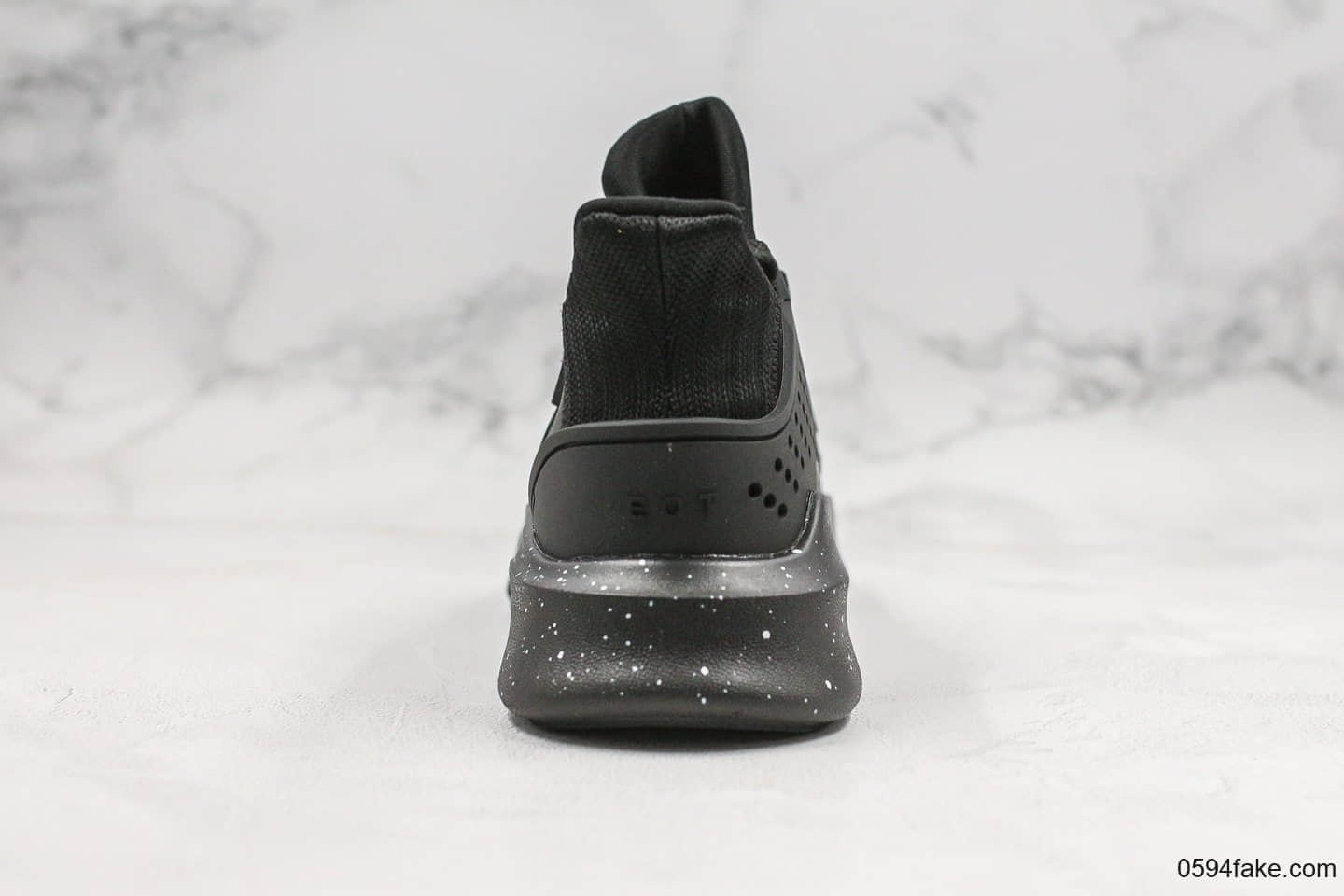 阿迪达斯Adidas EQT BASK ADV公司级版本三叶草EQT黑色泼墨原厂PU大底正确绒面革原楦头纸板打造 货号:BD7813