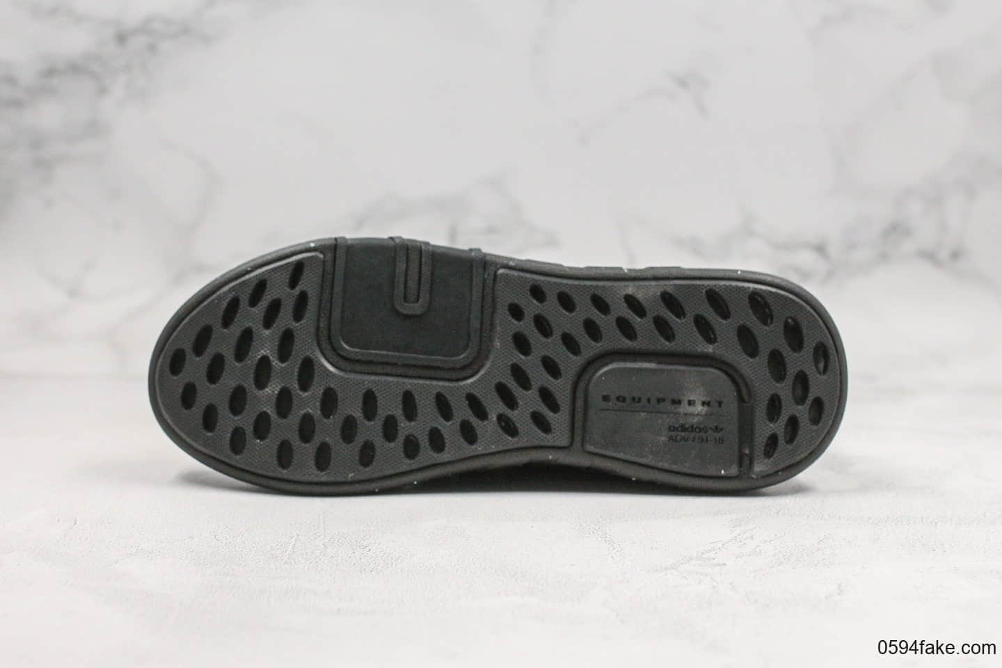 阿迪达斯Adidas EQT BASK ADV公司级版本三叶草EQT黑色泼墨原厂PU大底正确绒面革原楦头纸板打造 货号:BD7813