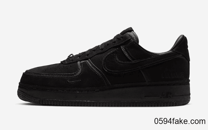 超限量纯黑配色!A Ma Maniére x Nike Air Force 1系列即将发售!