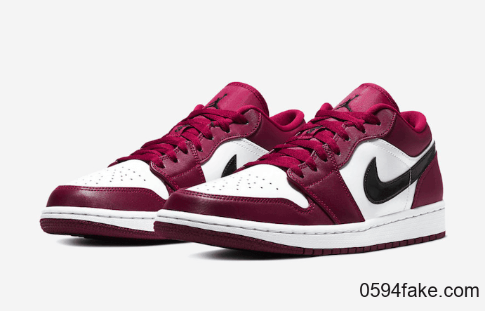 浪漫玫红配色!Air Jordan 1 Low“ Noble Red”即将发售! 货号:553558-604
