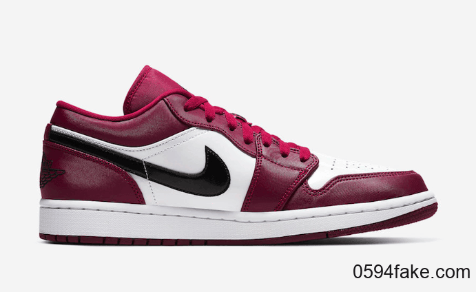 浪漫玫红配色!Air Jordan 1 Low“ Noble Red”即将发售! 货号:553558-604