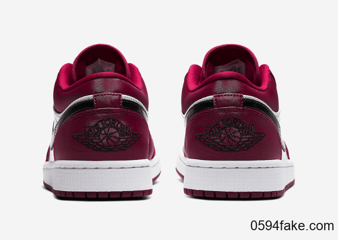 浪漫玫红配色!Air Jordan 1 Low“ Noble Red”即将发售! 货号:553558-604