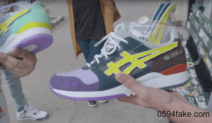 鸳鸯设计+灯芯绒拼接！重磅SW x atmos x ASICS 三方联名释出最新实物图！