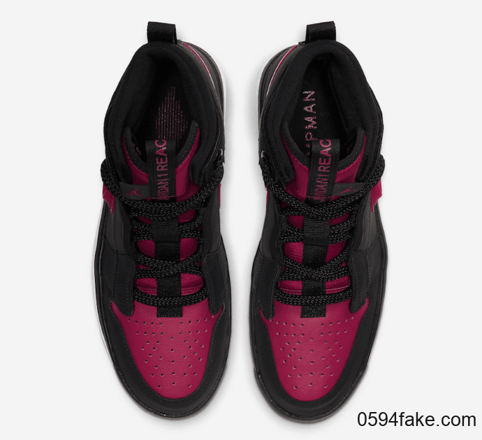 神似黑红AJ1!Air Jordan 1 High React“ Noble Red”现已发售! 货号:AR5321-006