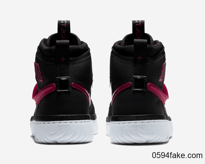 神似黑红AJ1!Air Jordan 1 High React“ Noble Red”现已发售! 货号:AR5321-006