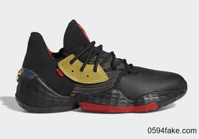 哈登最新战靴新配色曝光!adidas Harden Vol. 4 “故宫”即将发售! 货号:FW3136