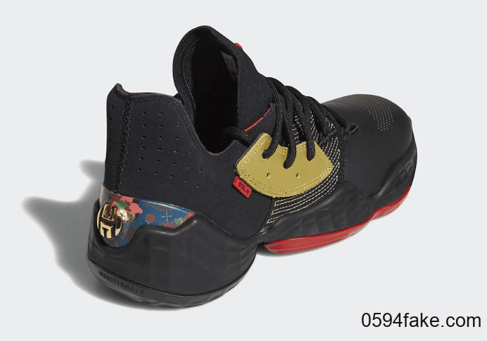 哈登最新战靴新配色曝光!adidas Harden Vol. 4 “故宫”即将发售! 货号:FW3136