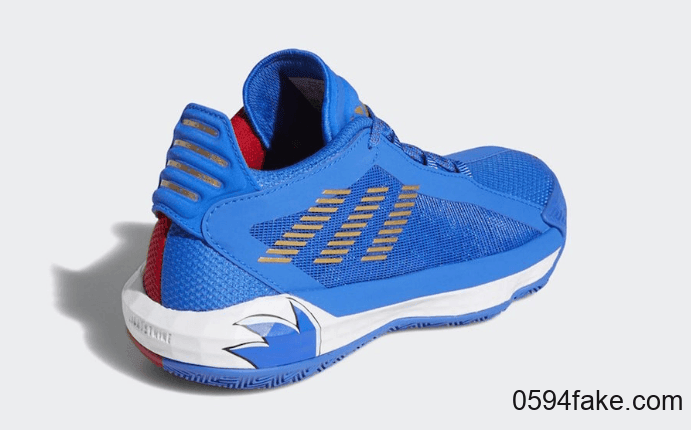 刺猬索尼克 x adidas Dame 6释出官图!色彩对比强烈!