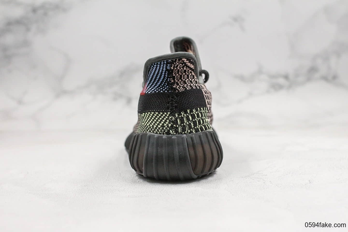 阿迪达斯Adidas Yeezy Boost 350 V2 Yecheil纯原版本椰子350V2黑红补丁天使原厂巴斯夫中底原厂3M反光材质 货号:FW5190